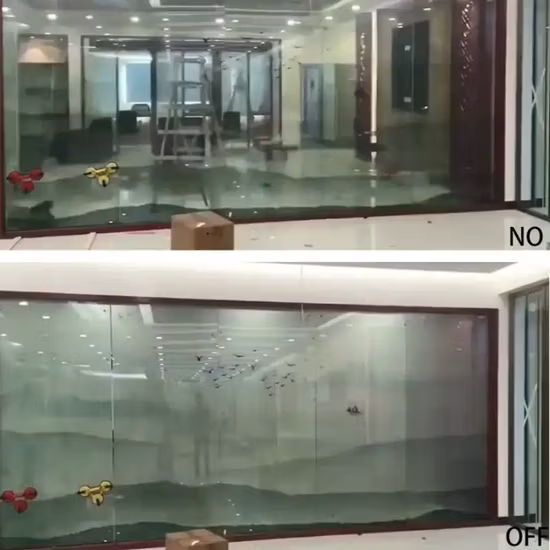 Переключаемая самоклеящаяся смарт-пленка PDLC, изготовленная на заказ